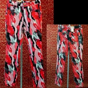 NEW DKNY marble stretch slim fit jeans 02